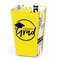 Big Dot of Happiness Yellow Graduation Party Favor Popcorn Treat Boxes - Set of 12